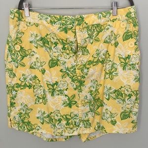 Yellow size 16 skort